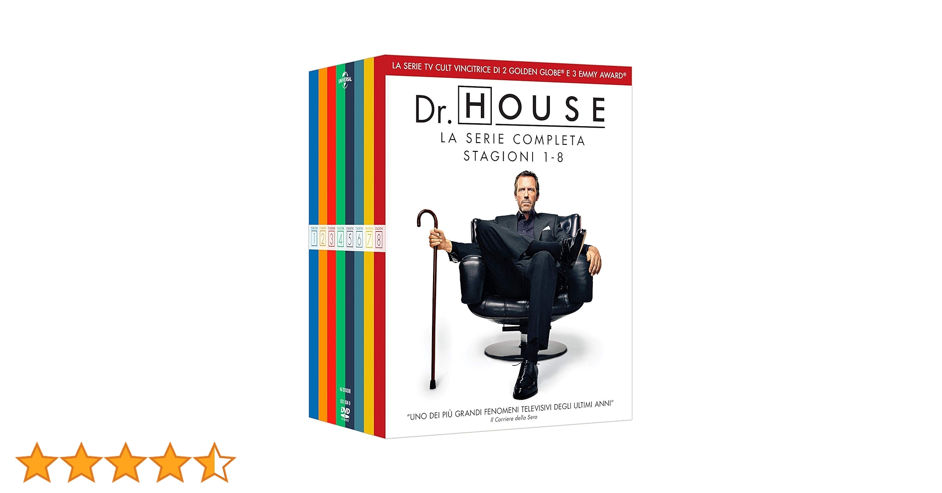 Dr. HOUSE DVD セット (シーズン 1-8) dr. house - season 01-08 (46 dvd) box set DVD Italian Import